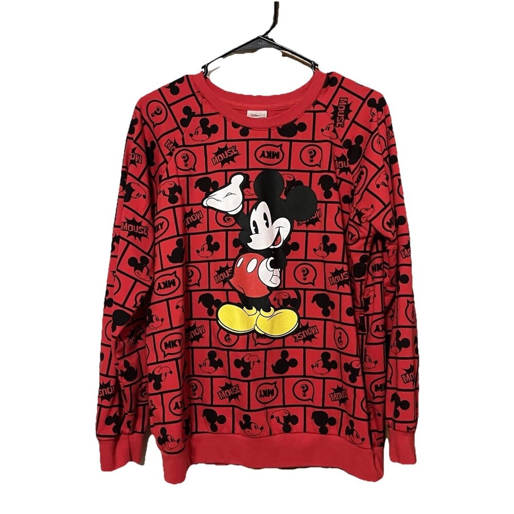 Disney’s Mickey Mouse Graphic Sweatshirt Juniors Size L (11/13)